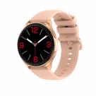 Smartwatch Blackview X20 com Bluetooth, notificações de mensagens, chamadas por bluetooth, Tela Amoled Dourado Rosa Pulseira Extra