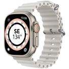 Smartwatch Blulory Ultra Max com Bluetooth - Bege / Cinza
