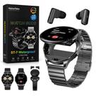 Smartwatch com fone bluetooth prova da agua com tela amoled eultra resistencia
