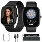 Smartwatch Feminino Masculino Para Xiaomi Redmi Galaxy iOS 3 Pulseiras