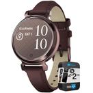 Smartwatch Garmin Lily 2 Classic Bronze Escuro com Pulseira Mulberry