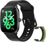Smartwatch Haylou Rs5, Preto, Ls19, Tela Amo, LED 2,01, Chamadas Bluetooth, 150 Modos Esportes