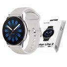 Smartwatch Haylou Solar Lite 2 Monitor Saúde Conecta Strava Bluetooth Chamadas Silver Smartwatch Haylou Solar Lite 2 Monitor Saúde Conecta Strava Bluetooth Chamadas Silver