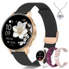 Smartwatch Iaret 40 mm 1,27" HD Fitness Tracker Preto