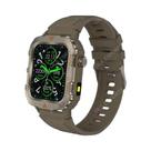Smartwatch Militar Masculino 2025 IP68 À Prova D'água 5ATM GPS Fitness Tracker 1.96 Polegadas