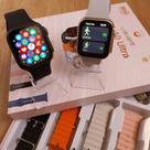Smartwatch Mini 10 Ultra Preto + Kit Completo 8 Pulseiras 4 Ocean e 4 Lisas
