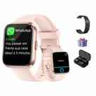 Smartwatch Mini Gps 38mm Serie 10 Para Pulso Fino Lançamento Rose 2026