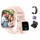 Smartwatch Mulher Gps Frequência Cardíaca Conecta Strava Dourado Bege
