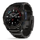 Smartwatch Relógio Garmin Descent Mk3i com Monitor Cardíaco de Pulso e GPS Cinza Carbono Titânio DLC c/ pulseira de Titânio