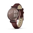 Smartwatch Relógio Garmin Lily 2 (2024) Bronze Pulseira Amora de Couro com Monitor de Atividades