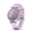 Smartwatch Relógio Garmin Lily 2 Lilás Pulseira Lilás de Silicone com Monitor de Atividades