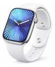 Smartwatch Relogio Gs11 Mini Silicone Série11 - Prateado