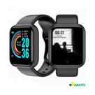 Smartwatch Relogio Inteligente 2 Pulseiras Troca Pulseira Multi-Funções