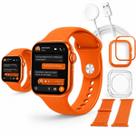Smartwatch S11 Laranja Com Monitor Cardíaco E Controle De Sono Presente Ideal