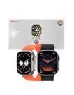Smartwatch Series 10 Ultra W69+ Plus Nfc Super Amoled 2GB Preto Black Titânio Multi-Esportes
