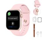 Smartwatch W11 Mini Pro Rosa Monitoramento Sono Pronta Entrega Brasil Smartwatch W11 Mini Pro Rosa Monitoramento Sono Pronta Entrega Brasil