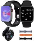 Smartwatch W37 pró Series 7 Masculino e Feminino + Fone S/fio Bluetooth E6s