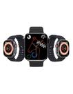 Smartwatch W68 Ultra Serie 8 2 Pulseiras Nfc Gps Siri Tela 2,2 Multi-Funções Androi iOS Bluetooth Smartwatch W68 Ultra Serie 8 2 Pulseiras Nfc Gps Siri Tela 2,2 Multi-Funções Androi iOS Bluetooth