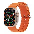 Smartwatch W69+ Ultra Plus 49mm AMOLED Edição Especial com 2GB de Memória, Toca Música, NFC e Jogos - Dourado