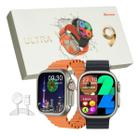 Smartwatch W69 Ultra Pro Laranja Series 9 Amoled Nfc+pulseira Alpine Controla Música e Passos