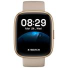 Smartwatch x-watch dourado silicone bege xswuqpi003a cor:bege