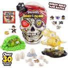 Smashers Ovo Dino Island Caveira Pirata Grande Marrom - 30 Surpresas - Com Som e Luz - Fun