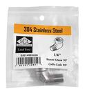 Smith Cooper Street Elbow 90 em aço inoxidável 1/4"