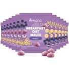 Snack Amara Oat Melts para Café da Manhã Orgânico para Bebês, Mirtilo, 12 Unidades