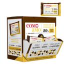 Snack Chocolate 72% e Banana Passa Zero Açúcar ComoAmo - Caixa 16 Unidades 20g