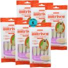 Snack cremoso nutrisco cães 14g salmão com 4 un - kit com 6