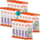 Snack cremoso nutrisco gatos 14g atum e bacalhau com 4 un - kit com 20