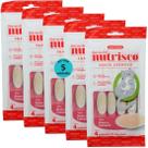 Snack cremoso nutrisco gatos 14g atum e camarão com 4 un - kit com 5