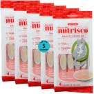 Snack cremoso nutrisco gatos 14g atum e caranguejo com 4 un - kit com 5