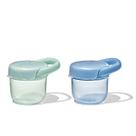 Snack Cup OXO Tot, pacote com 2 tampas, cor opala e crepúsculo, sem BPA