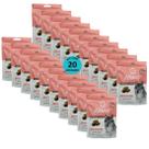 Snack hana healthy life sensitive cães adultos 65g kit com 20