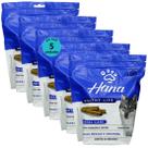 Snack hana life dental care cães adultos raças médias e grandes 650g kit com 5