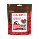 Snack Mini Goiabada Com Nibs De Cacau Sem Açúcar ComoAmo - 8 Unidades 56g