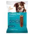 Snack Papaya Pets Cuidado Oral para Cães Adultos de Porte Médio 170gr - 7Und. - CHALESCO Snack Papaya Pets Cuidado Oral para Cães Adultos de Porte Médio 170gr - 7Und. - CHALESCO