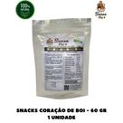 Snack Petisco Coração de Boi Desidratado 100% Natural Saudável Pet Cachorro Adestramento - 60 g Snack Petisco Coração de Boi Desidratado 100% Natural Saudável Pet Cachorro Adestramento - 60 g