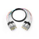 Snake Cable PRORECK Áudio blindado de 8 canais de 1,8 m TRS para TRS