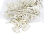Snap Clips SWACC para extensão de cabelo, peruca DIY, 100 unidades