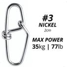 Snap De Pesca Quick Lock Marine Sports Engate Rápido Para Isca Artificial Vários Tamanhos Cartela 20 Unidades Snap De Pesca Quick Lock Marine Sports Engate Rápido Para Isca Artificial Vários Tamanhos Cartela 20 Unidades