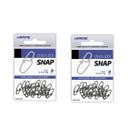 Snap Marine Quick Lock Prata n0 Kit 2 Cartelas 40un Nickel Robalos Pescadas