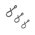 Snaps de pesca QHDJIANHUI Quick Fly em aço inoxidável 100 unidades Snaps de pesca QHDJIANHUI Quick Fly em aço inoxidável 100 unidades