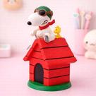 Snoopy Aviador Boneco de Vinil Colecionável Licenciado Fandom box Presente Criativo
