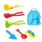 Snow Snowball Maker Clip Maker Ferramenta de molde de areia de neve em forma de animal Kit de brinquedos
