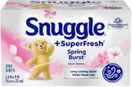 Snuggle SuperFresh Lenço Amaciante Para Secadora Roupas - 200 Lenços