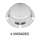 Sobre Tampa Do Cubo Carreta 5 Furos Menor Cromada 4 Unidades