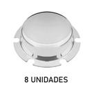 Sobre Tampa Do Cubo Carreta 6 Furos Maior Cromada 8 Unidades