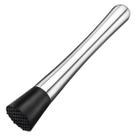 Socador Macerador Amassador P/ Drinks Frutas Caipirinha Bar Preto / Prata